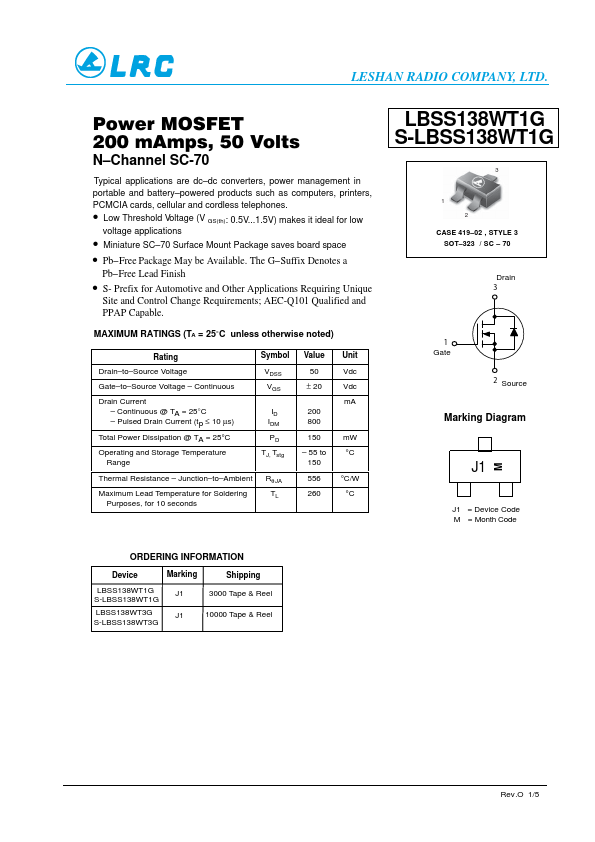 LBSS138WT1G