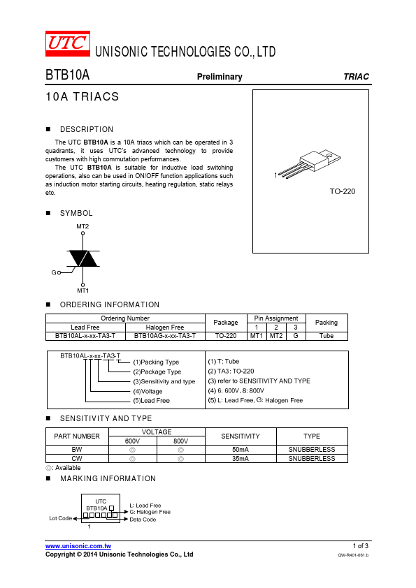 BTB10A-600