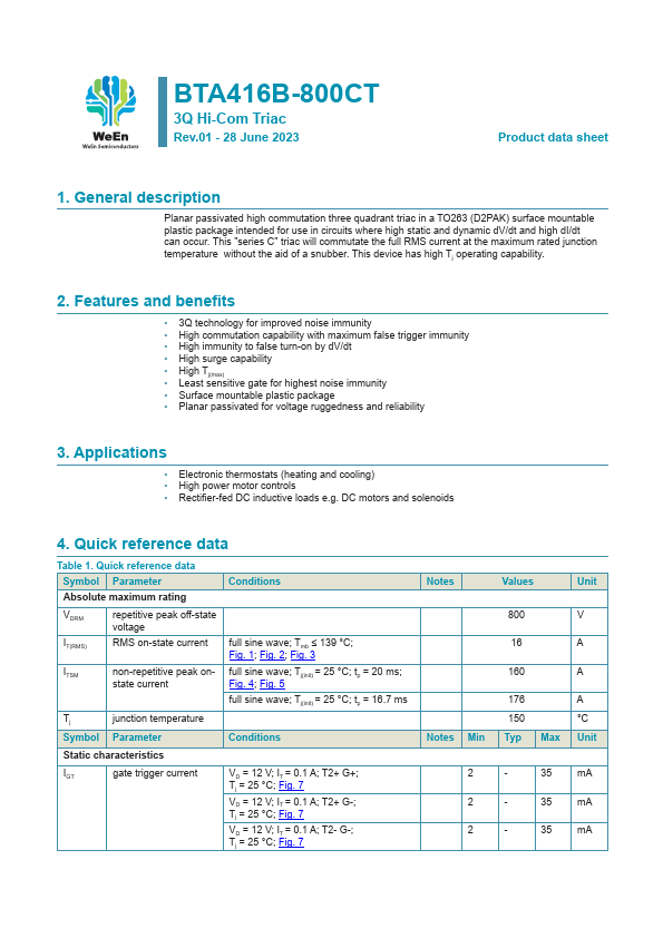 BTA416B-800CT