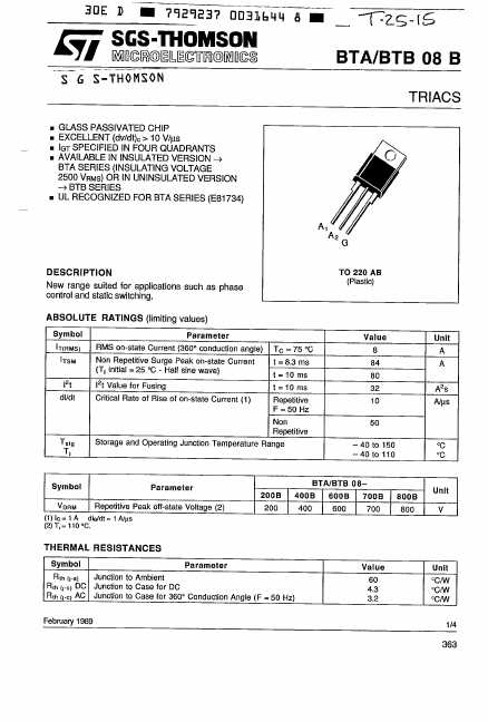 BTB08-400B