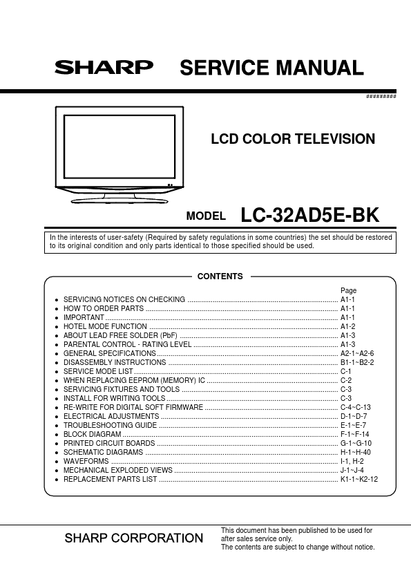 LC-32AD5E-BK