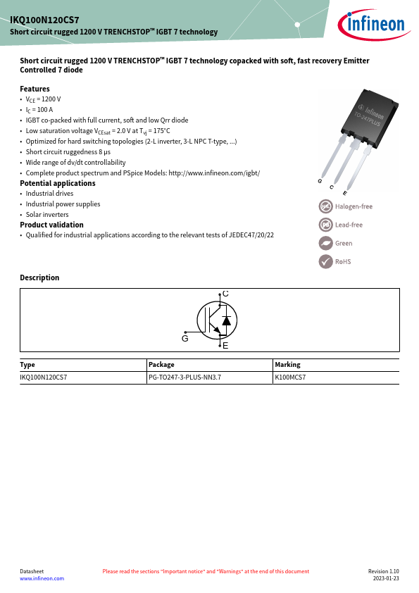 IKQ100N120CS7