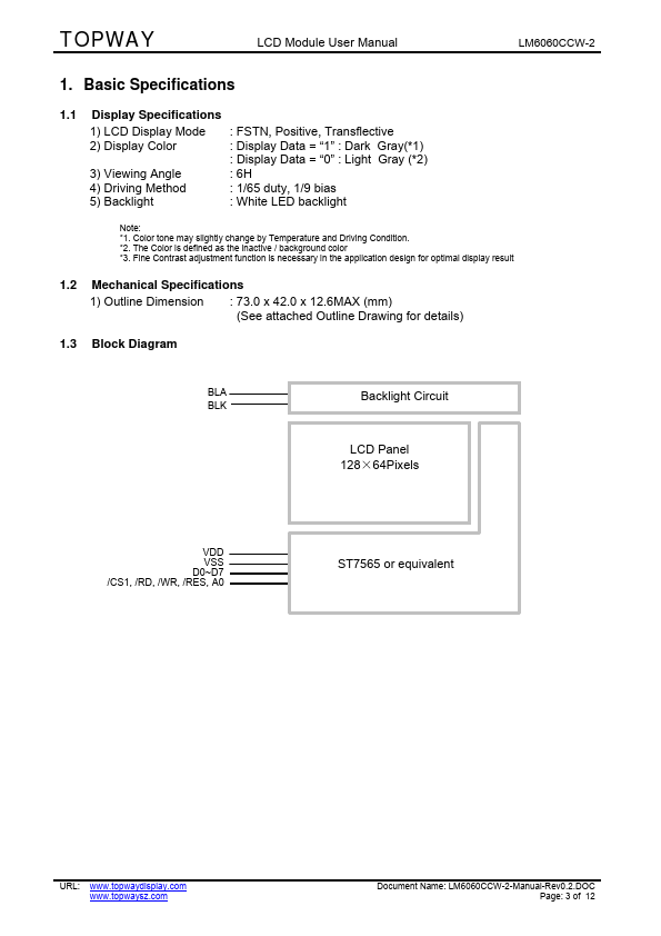 LM6060CCW-2