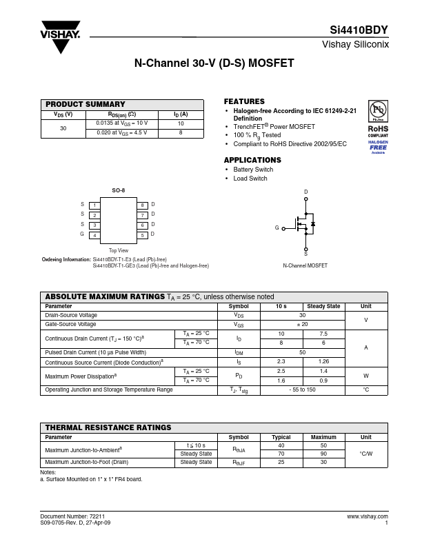 SI4410BDY