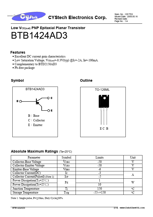 BTB1424AD3