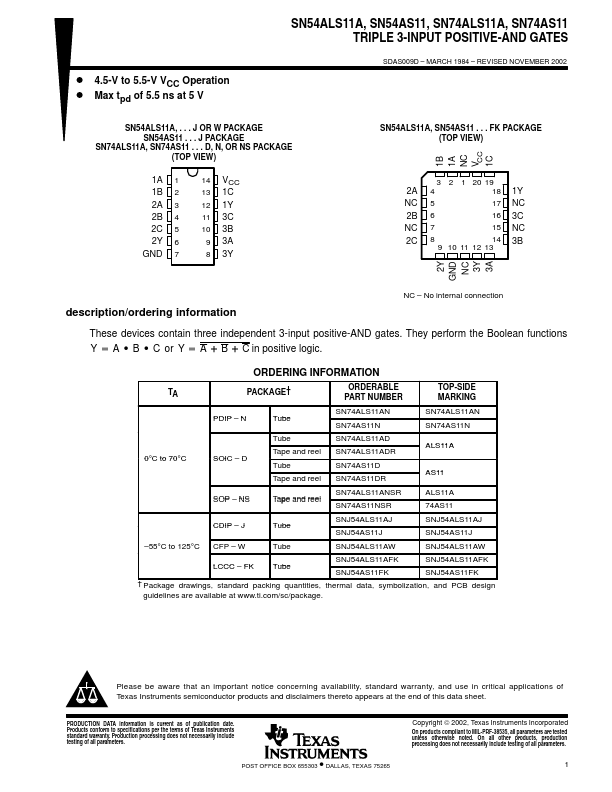 SN54AS11