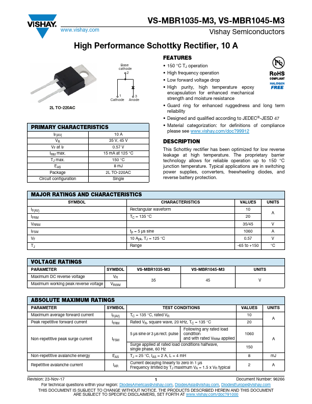 VS-MBR1045-M3