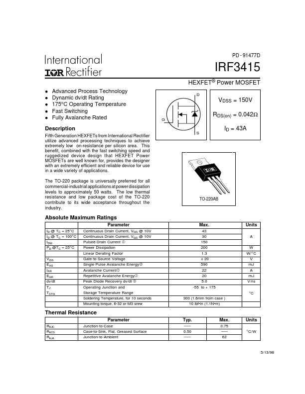 IRF3415