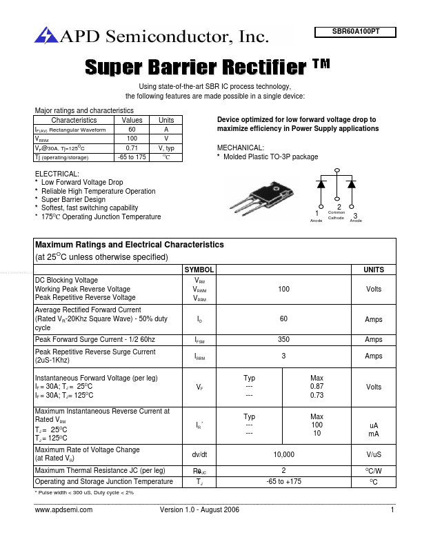 SBR60A100PT