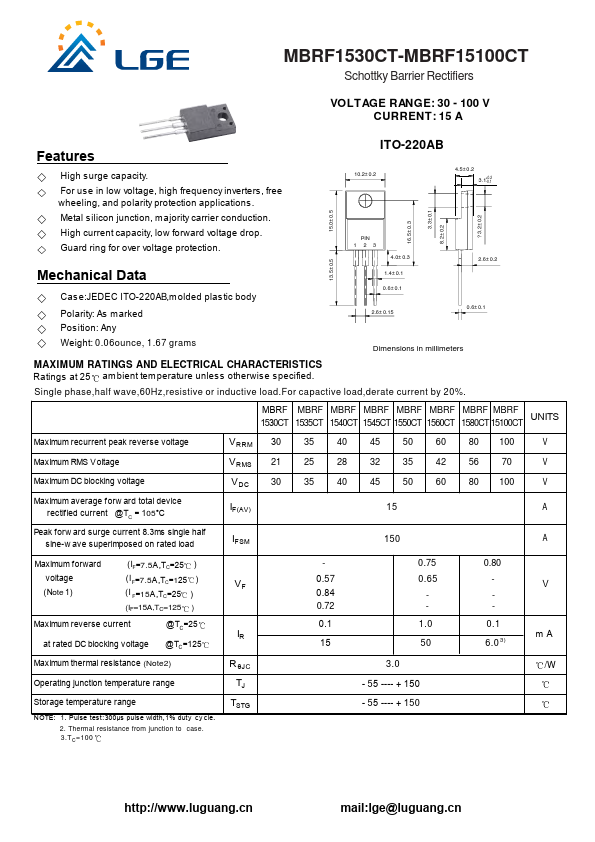 MBRF1535CT