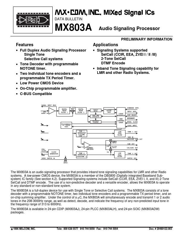 MX803A