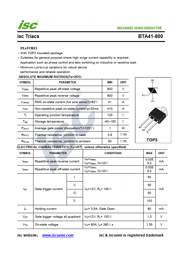 BTA41-800