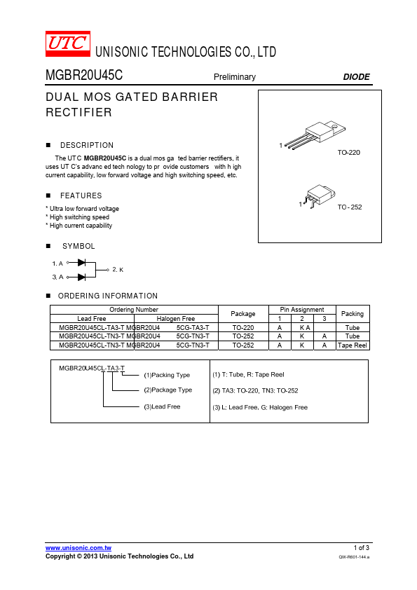 MGBR20U45C