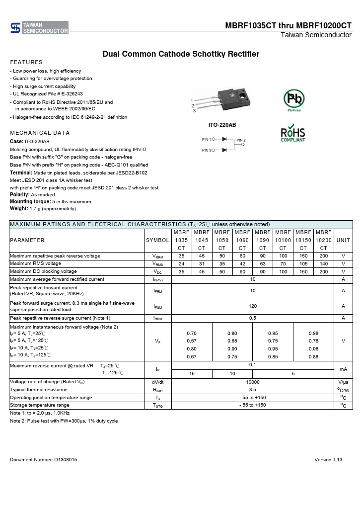 MBRF10150CT