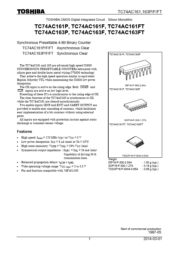 TC74AC163P