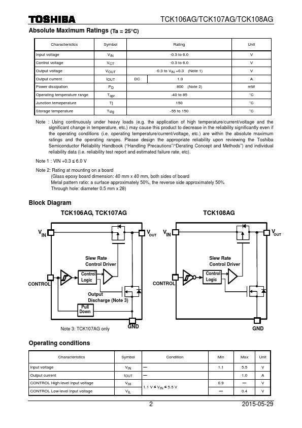 TCK108AG