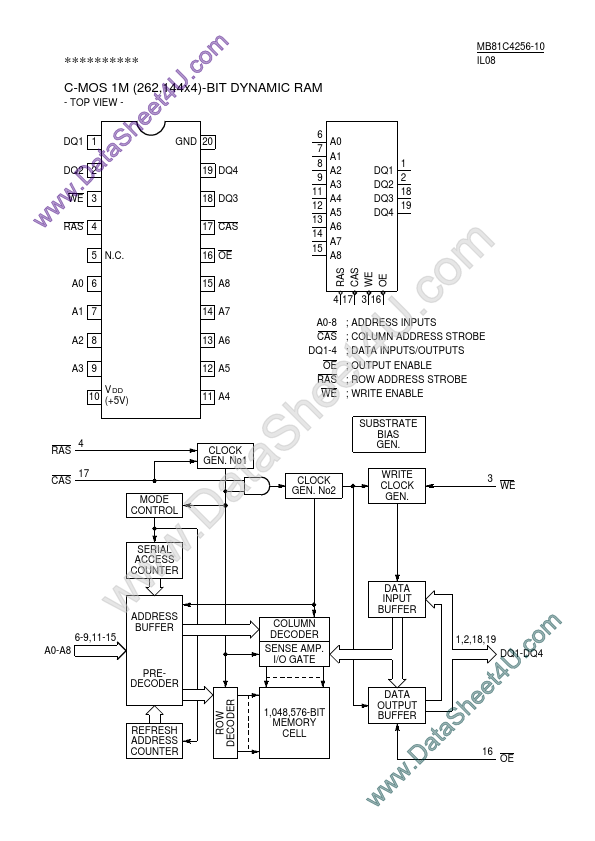 MB81C4256-10