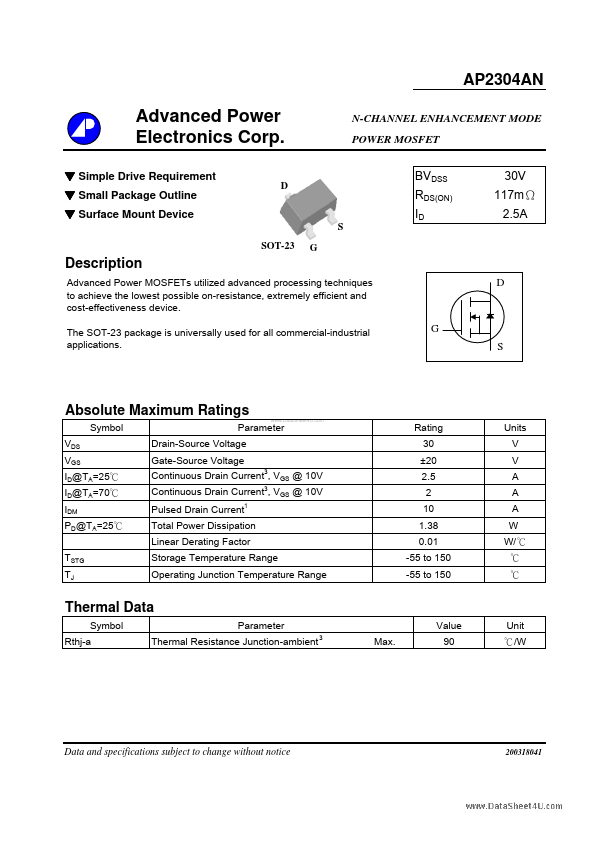 AP2304AN