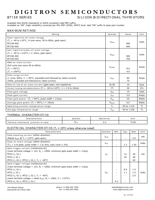 BT158-400