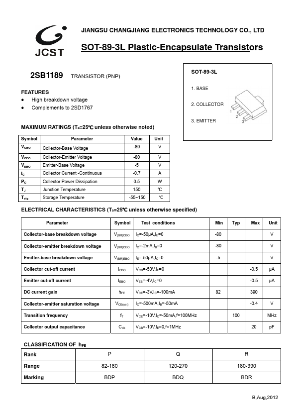 2SB1189