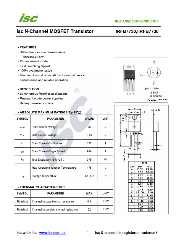 IRFB7730