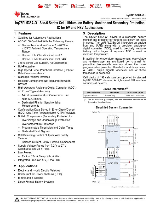 BQ76PL536A-Q1