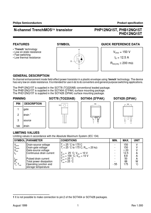 PHD12NQ15T