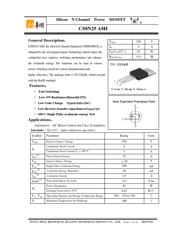 CS8N25A8H