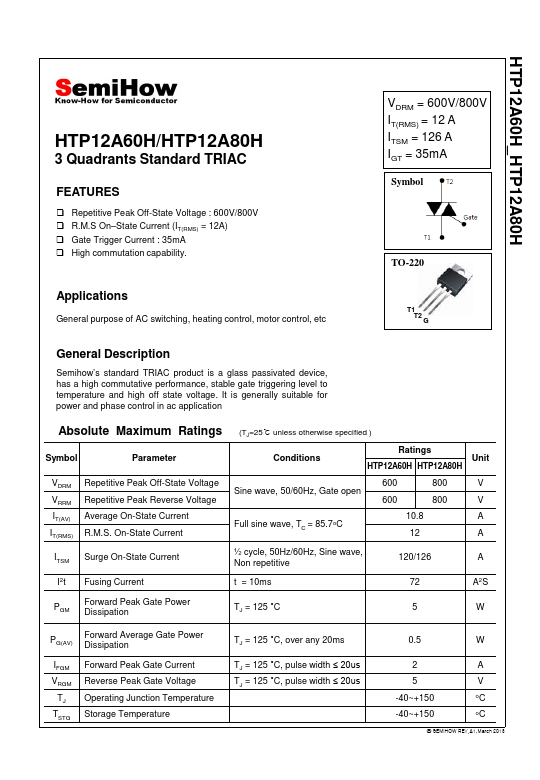 HTP12A60H