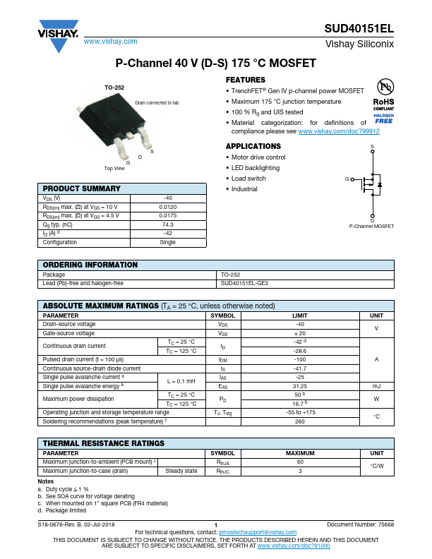 SUD40151EL