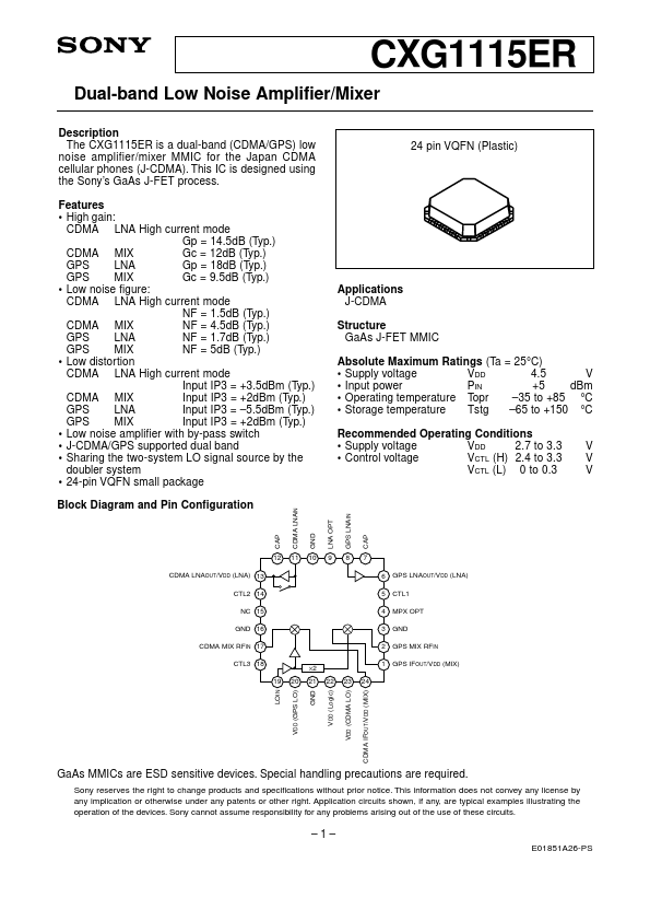 CXG1115ER