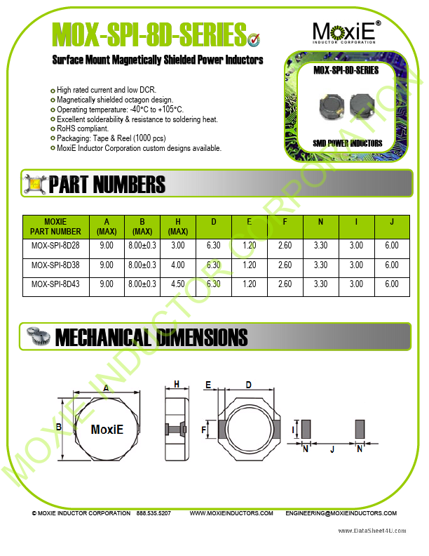 MOX-SPI-8D28