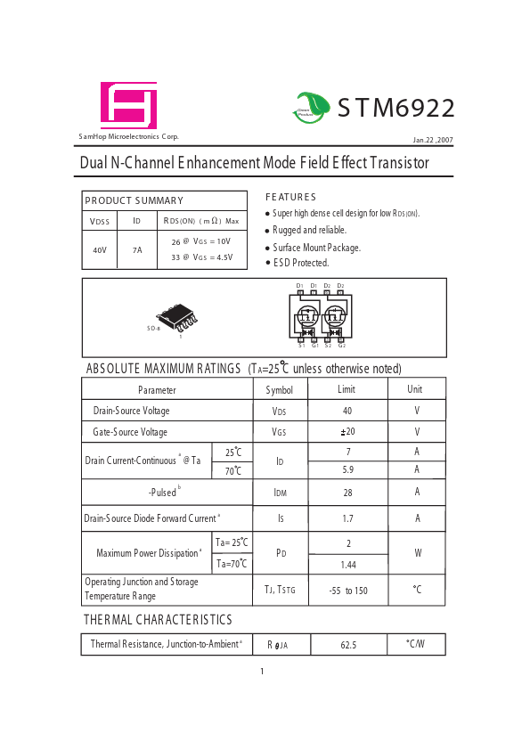 STM6922