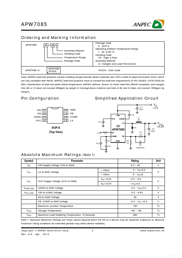 APW7085