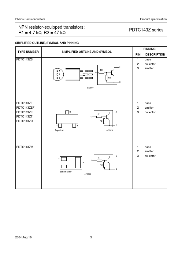 PDTC143ZE