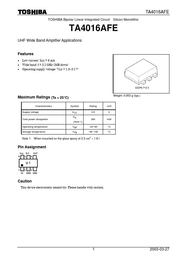 TA4016AFE