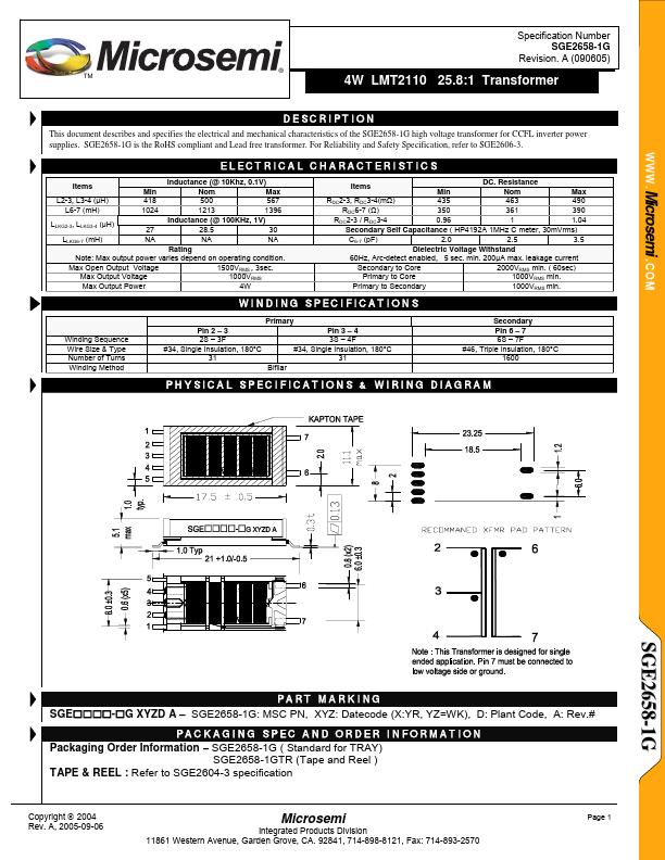 SGE2658-1G