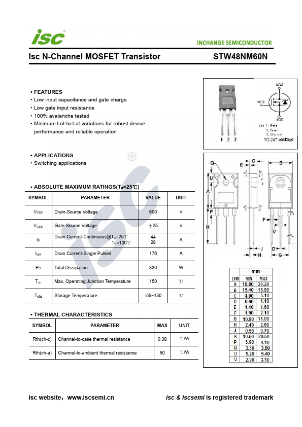 STW48NM60N