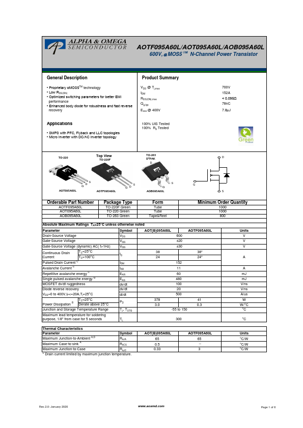 AOTF095A60L