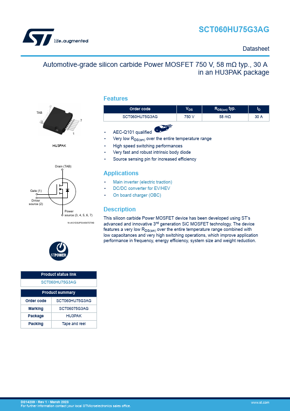 SCT060HU75G3AG