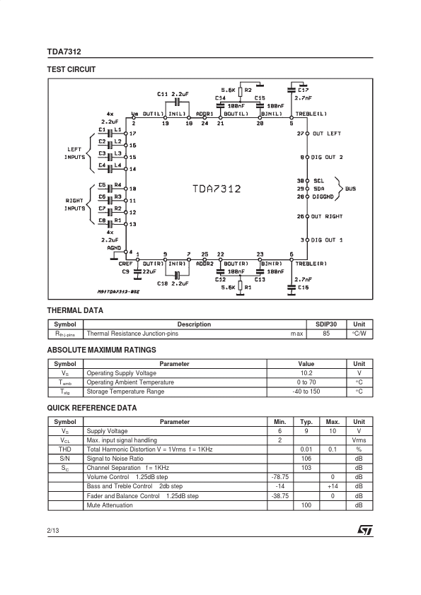 TDA7312