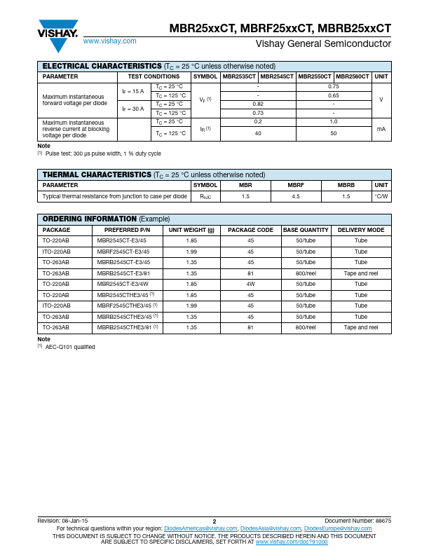 MBRF2535CT