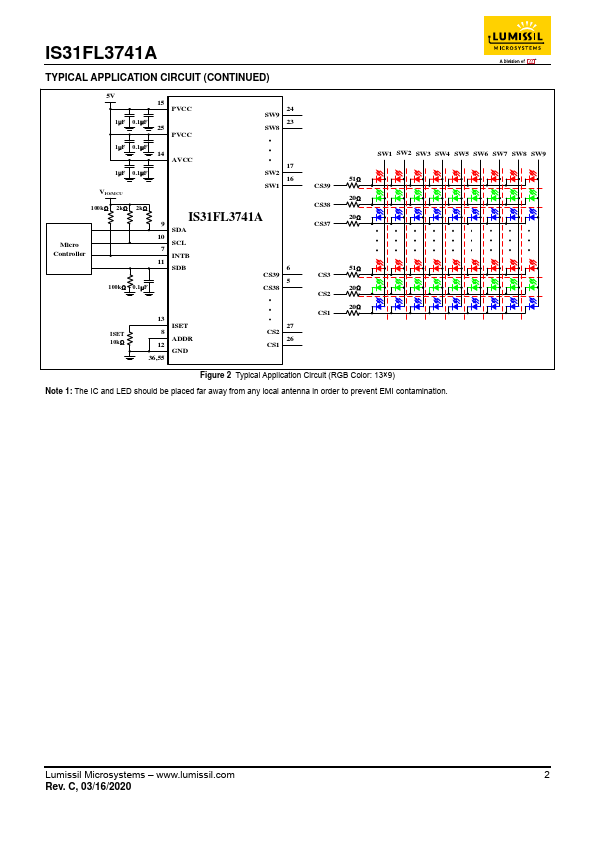 IS31FL3741A