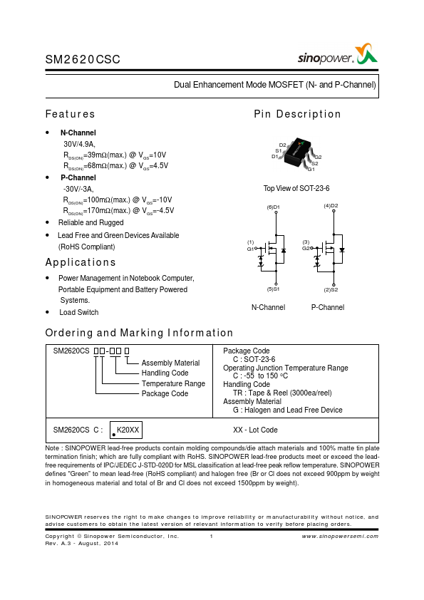 SM2620CSC