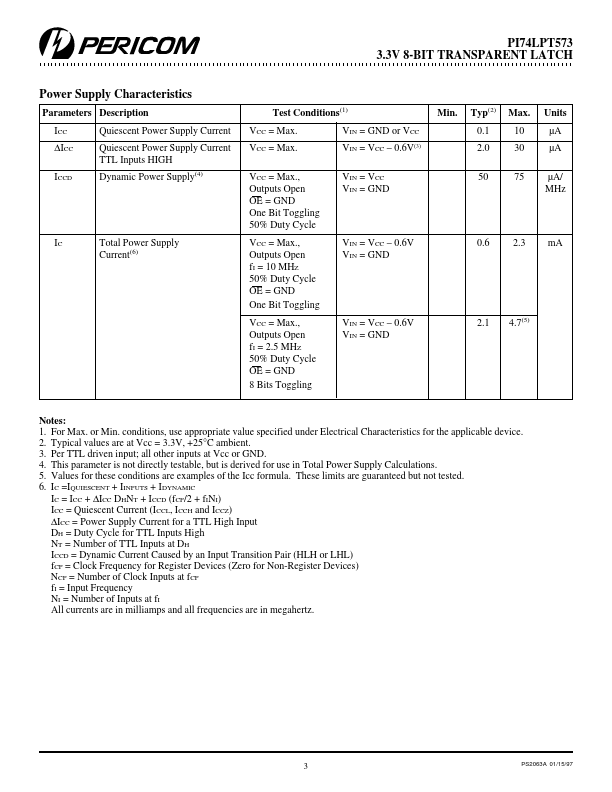 PI74LPT573