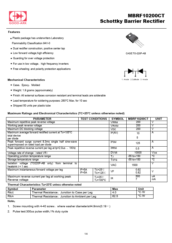 MBRF10200CT