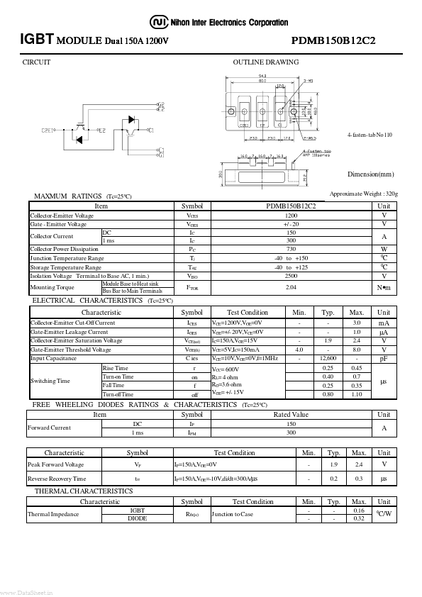 PDMB150B12C2