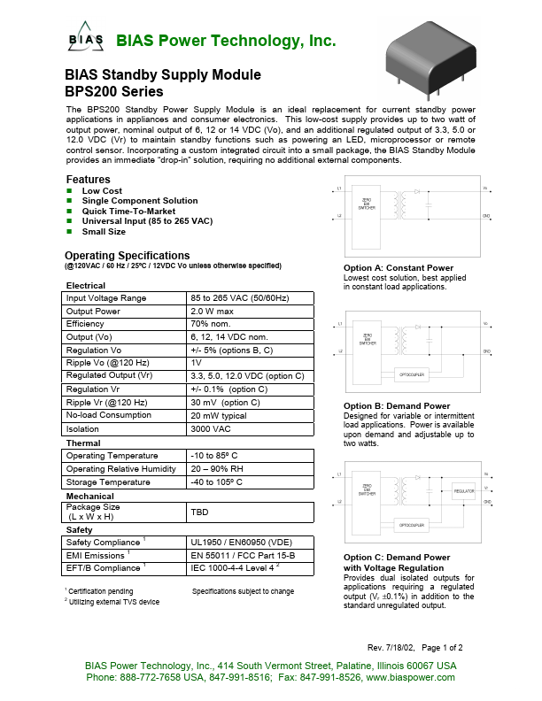 BPS200B-1200