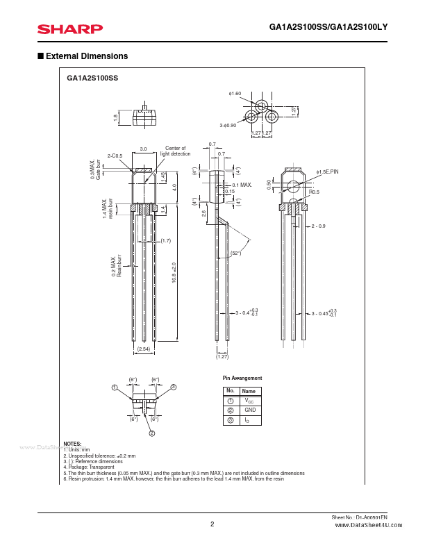 GA1A2S100SS