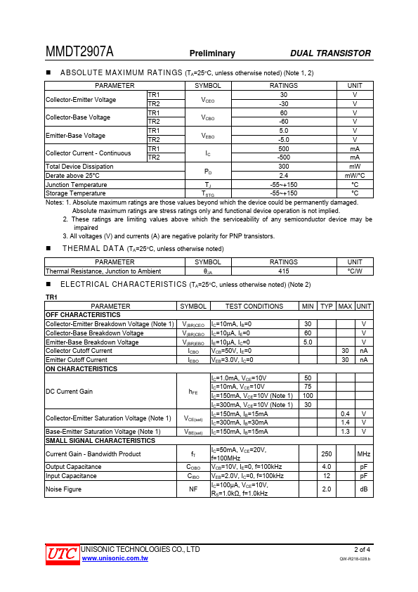 MMDT2907A